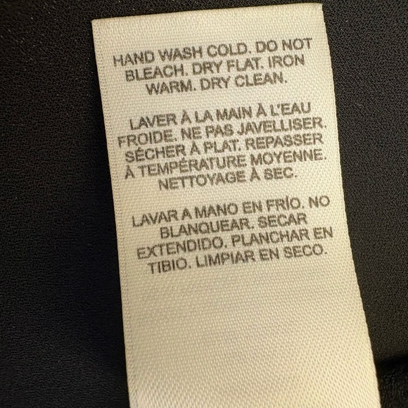 Dynamite vneck black soft sleeveless tank w silky layer top women's size Small - Picture 7 of 10